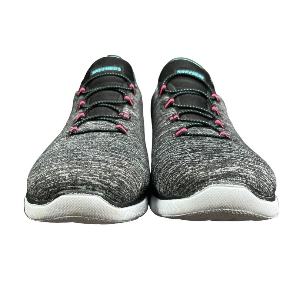 Skechers Memory Foam Summits Quick Getaway Black … - image 2
